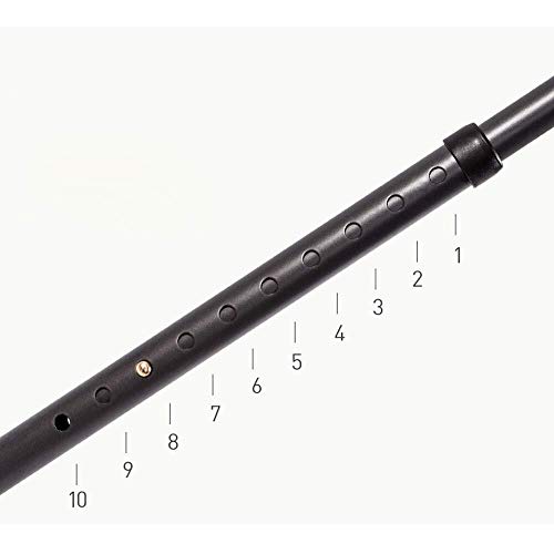 LXDDJZXQ Walker, muletas para Axilas de aleación de Aluminio Plegable y Antideslizante, muletas para Personas Mayores, un par