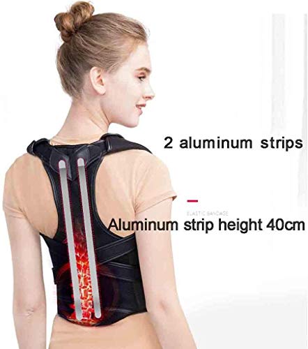 LXT PANDA Ortesis de Espalda, Corrector de Postura jorobada Ortesis Lumbar Ortesis de Hombro Soporte de Espalda Cinturón Soporte de clavícula Enderezadora para Hombres, Mujeres.