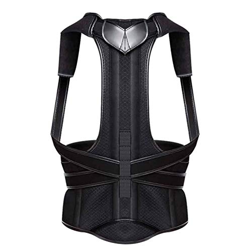 LXT PANDA Ortesis de Espalda, Corrector de Postura jorobada Ortesis Lumbar Ortesis de Hombro Soporte de Espalda Cinturón Soporte de clavícula Enderezadora para Hombres, Mujeres.