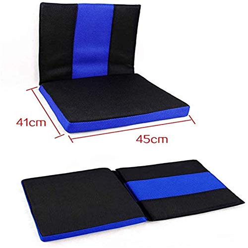 LZW Cojín para Silla de Ruedas Cojín antiescaras, cojín de Panal Transpirable para Silla de Ruedas con Respaldo Oxford, para aliviar el Dolor de Espalda, ciática y Dolor de Huesos