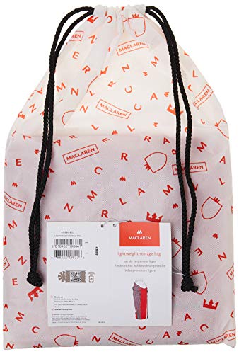 Maclaren ASE62012 Bolsa Ligera de Almacenamiento, Mantenga la Silla de Paseo Limpia con Una Bolsa de Nylon Duradera con Correa de Transporte y Cierre con Cordón, Multicolor