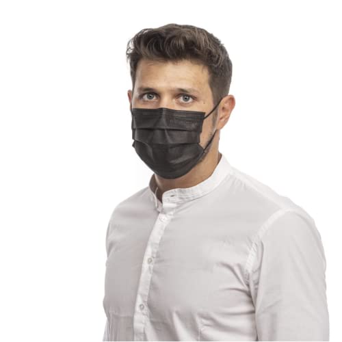 Mascarilla quirúrgica 3 capas Certificación CE PAQUETE DE 50 UNIDADES. FABRICADAS EN ITALIA EN SU TOTALIDAD CON MATERIALES ITALIANOS CERTIFICADOS