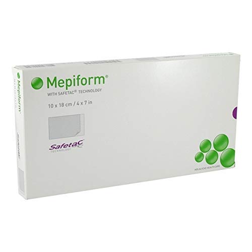 MEPIFORM - Apósito adhesivo (10 x 18 cm, estéril, 5 unidades)
