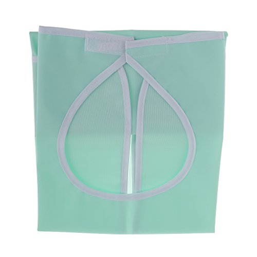 MERIGLARE Babero Adulto Delantal para Comer Babero Geriátrico Babero Adulto - Verde claro