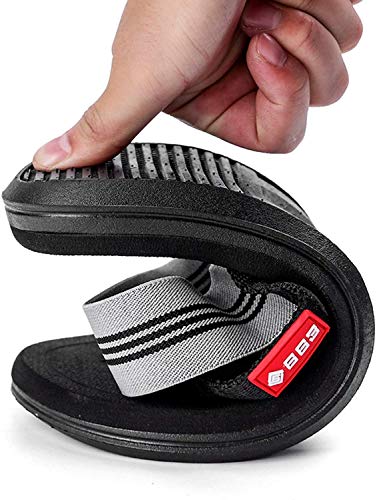 MiduoHu Chanclas Hombre Ortopédicas Verano,Zapatillas Flip Flops Sandal Zapatos de Playa y Piscina, para Tratamiento, Hallux valgus, Juanete, Fascitis Plantar (Color : Gray, Size : 39EU)