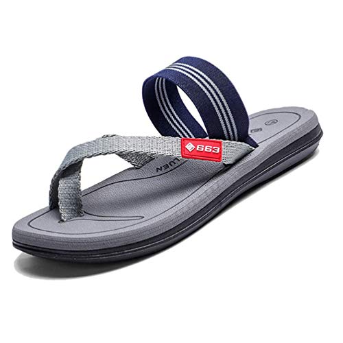 MiduoHu Chanclas Hombre Ortopédicas Verano,Zapatillas Flip Flops Sandal Zapatos de Playa y Piscina, para Tratamiento, Hallux valgus, Juanete, Fascitis Plantar (Color : Gray, Size : 39EU)