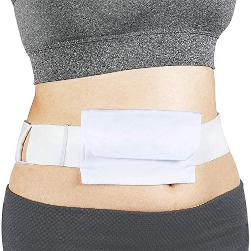 MILECN Cinturón De Diálisis Abdominal para Hombres Y Mujeres - Protector De Catéter Peritoneal, Dispositivo De Fijación De Cinturón De Almacenamiento De Tubo Abdominal para Tubo Peg Fijo,5pcs