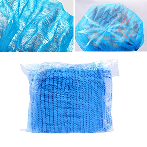 Milisten 200 Piezas Gorras Desechables Bouffant Gorras Quirúrgicas No Tejidas Cubierta de La Cabeza Del Cabello Red para Servicio Médico Maquillaje para Hornear Alimentos