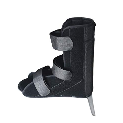 Milisten Walker Ortopédico de Fractura de La Bota de Arranque para Fractura de Tobillo Fractura de Tobillo Bota Estabilizadora de Pie (Talla L Negro)