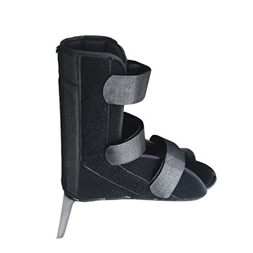 Milisten Walker Ortopédico de Fractura de La Bota de Arranque para Fractura de Tobillo Fractura de Tobillo Bota Estabilizadora de Pie (Talla L Negro)