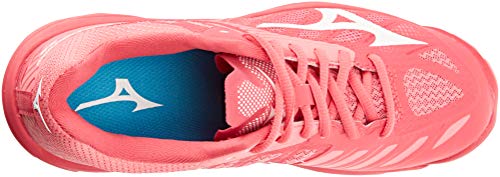 Mizuno Wave Lightning Z4, Zapatillas Mujer, Rosa (Azalea/Wht/Camelliarose 001), 39 EU