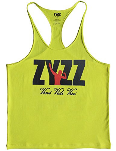 Muscle Alive Hombres Culturismo zyzz Tanque de la Manera Tapas del algodón elástico
