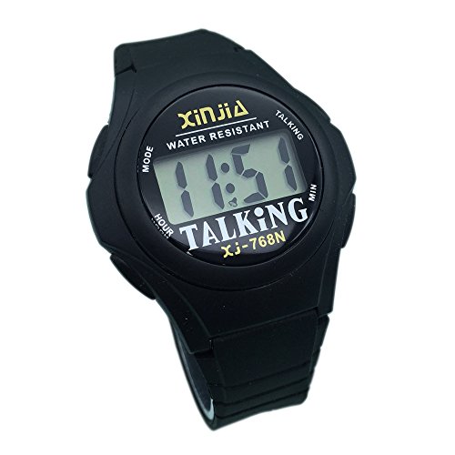 Nergo Reloj Parlante en Español para Ciegos, Niños, y Los Ancianos, Deportes Electrónicos Hablar Relojes Gatget Regalo 768TS-ES