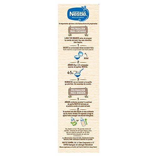 Nestlé - Multicereales con galleta María - Papilla de cereales instantánea de fácil disolución 500 gr - Pack de 3 (Total 1500 grams)