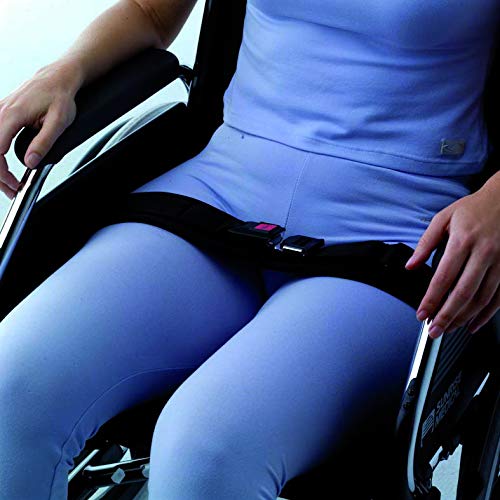 Obbocare - Cinturón Pélvico De Neopreno De Sujeción Para Silla De Ruedas. Cinturón Con Cierre Tipo Avión Con Regulación Frontal. Alta Resistencia. Talla 1