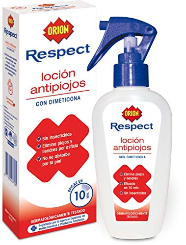 Orion Loción antipiojos con dimeticona. Sin insecticidas 100ml
