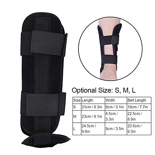Ortesis de tobillo de pie transpirable Protección de soporte de tobillo Protección de soporte Esguince férula Artritis recuperación(L)