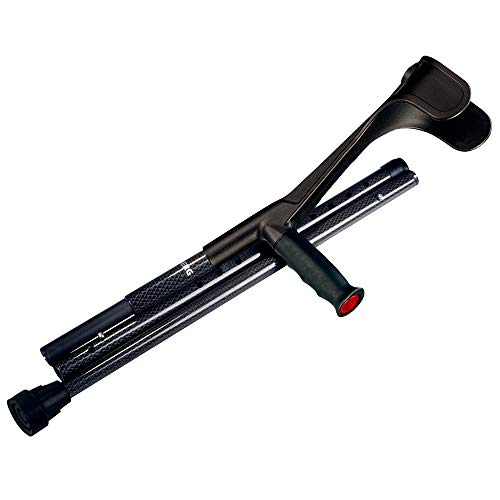 Ossenberg 220rsfsw - Andador de carbono con mango suave universal – Incluye goma elástica. & Funda, Negro