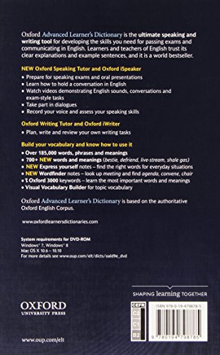 Oxford Advanced Learner's Dictionary Hardback + DVD + Premium Online Access Code
