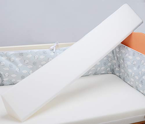 PEKITAS Lote 2 Unidades Barrera Protector de Espuma Para Cama Para Bebés Niños Fabricado En España Longitud 90 cm