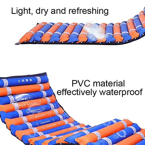 PHASFBJ Colchón Antiescaras de Aire Alternante, Colchoneta Antiescara con con Motor Compresor Regulador de Presión 20 Celdas de Aire 195 x 90 para Escaras de Grado I