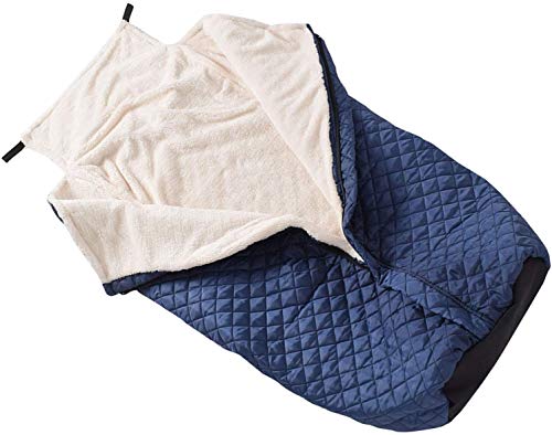 QMJYP Saco para Silla de Ruedas,Manta de Invierno para Silla de Ruedas para Adultos, Cosy - Funda de Forro Polar para Silla de Ruedas,Manta de Protección para Sillas de Rueda