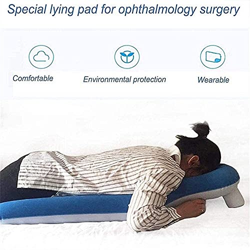 Retina mentira almohada transpirable duradera cabeza suave / soporte de hombro almohada después de la cirugía ocular Almohadas Pacientes para el desprendimiento de la retina durante la recuperación Do