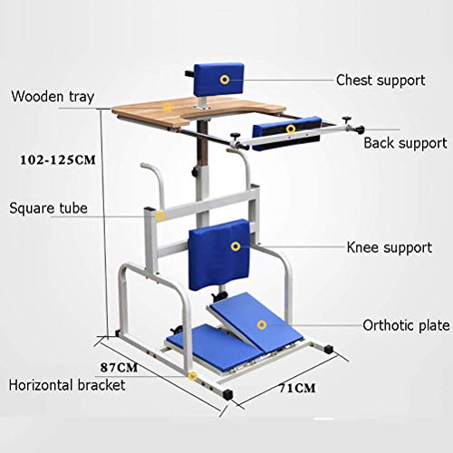 RGHS Bipedestador para Discapacitados De Miembros Inferiores, Bipedestador para Entrenamiento De Rehabilitación De Miembros Inferiores para Discapacitados con Parálisis Cerebral/Discapacidad