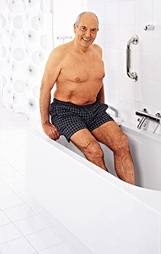 Ridder A0040101 - Tabla para bañera con asa, Color Blanco