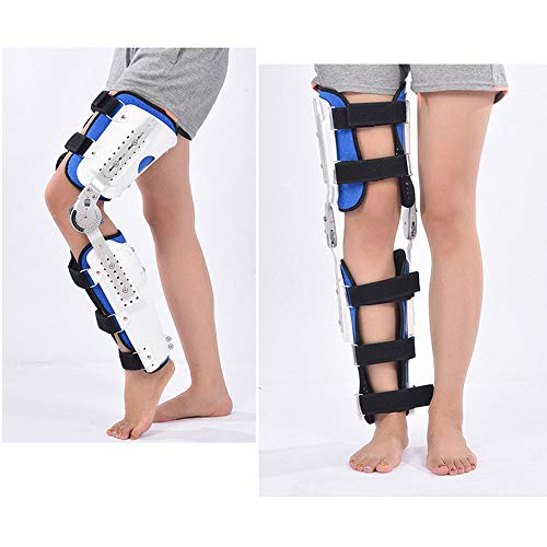 Rodillera ROM Con Bisagras Con Correa, Poste OP Soporte Para Inmovilizador De Lesiones De Rótula Protector De Protección Ortopédica Médica - Estabilizador De Pierna Completo Ajustable Para Ligamento