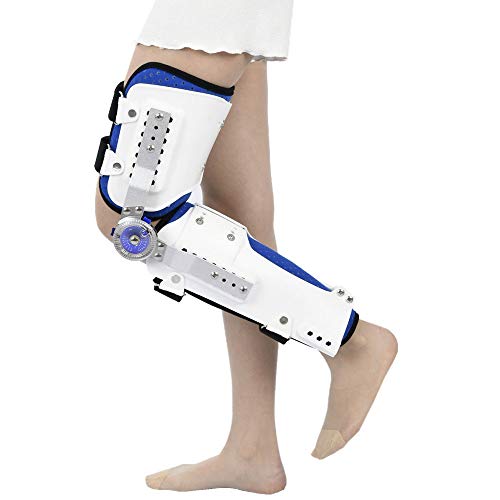 Rodillera ROM Con Bisagras Con Correa, Poste OP Soporte Para Inmovilizador De Lesiones De Rótula Protector De Protección Ortopédica Médica - Estabilizador De Pierna Completo Ajustable Para Ligamento