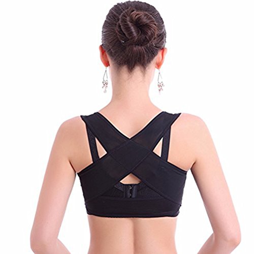 ROSENICE Corrector de postura Jorobado alivio de jorobado Corrección de pecho Apoyo de sujetador para mujer - Talla L