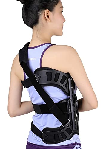 RTYUIO Corrector de Postura para escoliosis , órtesis Auxiliar espinal Ajustable , para Hombres y Mujeres, Adultos. Fijación posoperatoria de escoliosis.
