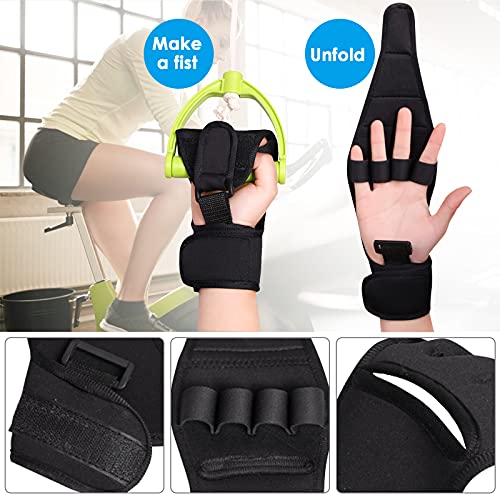 S SMAUTOP Dedos apoyo apoyo apoyo apoyo, separador de dedos, túnel carpiano ortográfico utilizado para hemiplejia accidente cerebrovascular paciente accidente cerebrovascular guantes de rehabilitación