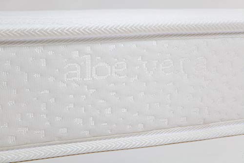Seasons-Colchón de cuna ,material celular Air Active, Aloe Vera, Antiahogo con malla 3D, 58x118 para cuna de 60x120 cms, blanco (COLESCUNA)