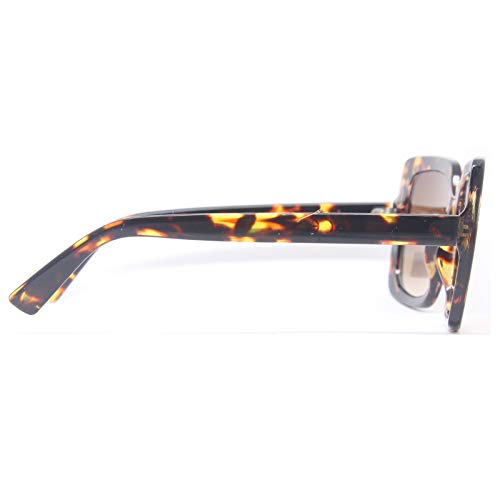 Seeyou - Gafas de sol hexagonales cuadradas para hombre y mujer, protección UV 400