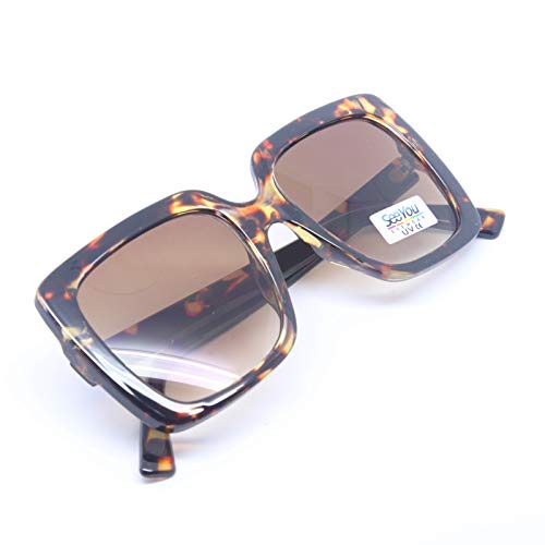 Seeyou - Gafas de sol hexagonales cuadradas para hombre y mujer, protección UV 400