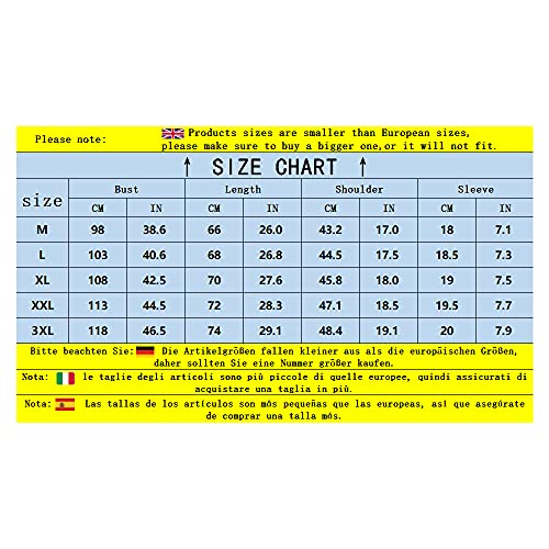 Shirt Hombre Personalidad Transpirable Estampado Moda Hombre Polo Tapeta con Botones Cuello Kent Manga Corta Hombre T-Shirt Cómoda Tendencia Fresca Hombre Shirt Ocio B-Blue XL