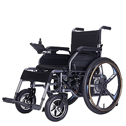 Silla de ruedas eléctrica plegable Silla de ruedas ligera Silla de ruedas eléctrica de alta resistencia Silla de ruedas eléctrica plegable Material de aleación de aluminio Batería de gran capacidad EA