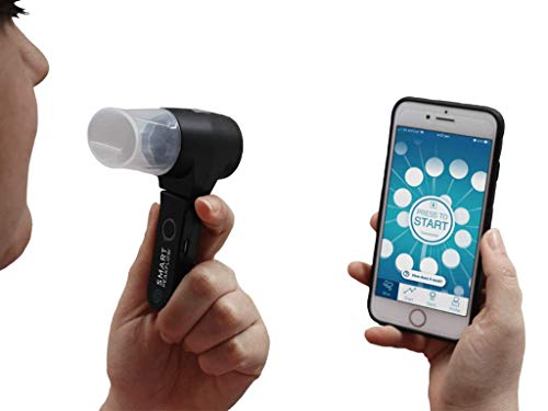 Smart Peak Flow - Adaptador Bluetooth para App Smart Asthma - Control y monitorización del ASMA - Pico de flujo espiratorio máximo