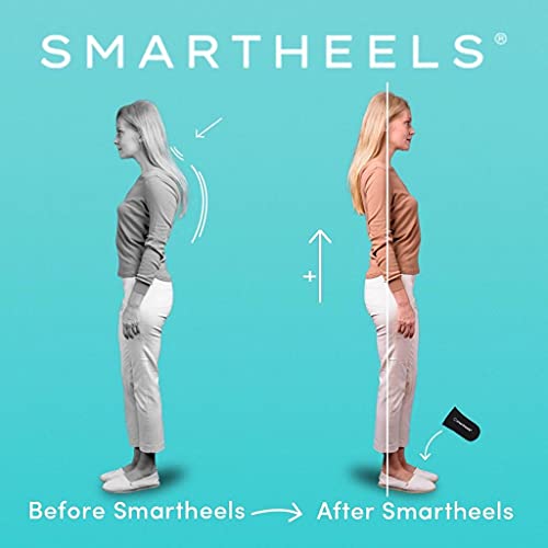 Smartheels - My Smart Heels (3 en 1) Confort LiftActive - Suelas elevadoras ultra cómodas - Piernas curvas - Mejora la postura - 3 alturas ajustables hasta 4,5 cm - Muy ligero