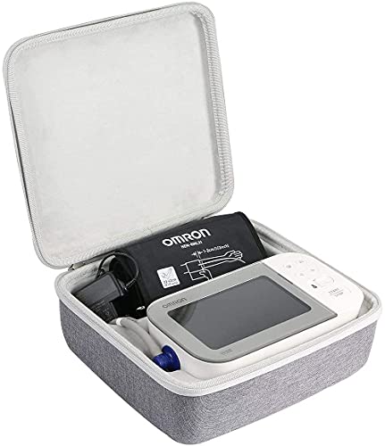 (Solo caja para Omron X7）khanka Duro Viaje Estuche Bolso Funda para OMRON X7 Monitor de Tensión Arterial
