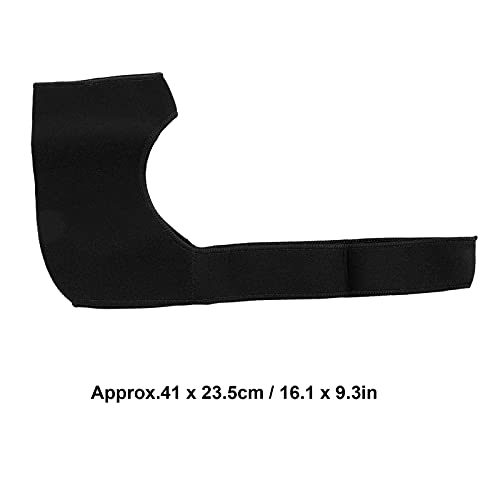 Soporte de Hombro para Hombres Y Mujeres, Manga de Compresión con Esponja de Goma para Cuidado Ortopédico para Manguito Rotador Desgarrado, Articulación CA Dislocada Y Otras Lesiones(negro)