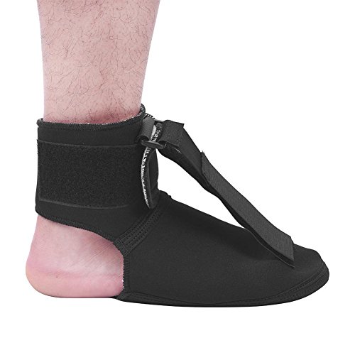 Soporte para tobillo, ajustable, para órtesis, pie caído, corrector de posición, férula para el tobillo, alivio del dolor artrítico, fascitis plantar, etc.