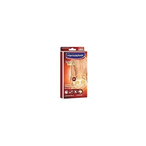 Spiral Heat Parche térmico lumbar y cervical, parches de calor para músculos tensos y rígidos, para el alivio del dolor lumbar, 1 x 1 parche