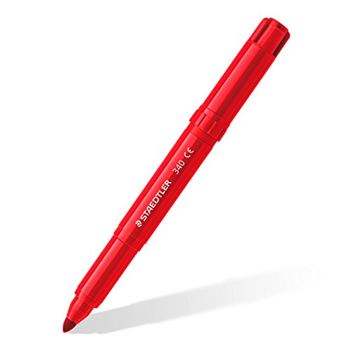 Staedtler Noris Club 340 WP12. Rotuladores de colores de punta de fibra. Estuche con 12 marcadores surtidos.