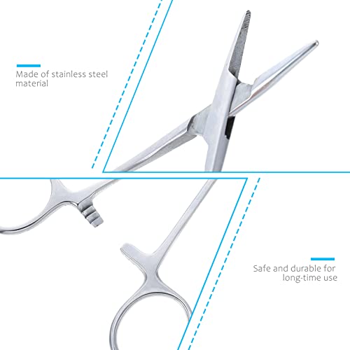 STOBOK Metzenbaum Tijeras de Acero Inoxidable Scissor Veterinario Acero Inoxidable Tijera Médica Blunt EMT Trauma Thears Instrumentos Veterinarios Quirúrgicos 16Cm