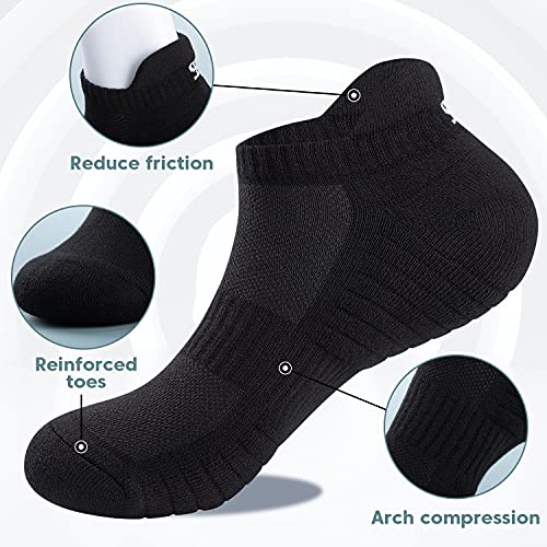 TANSTC Calcetines Tobilleros Hombre Calcetines Deporte Mujer Calcetines Ciclismo Running Hombres 39-47 Algodón