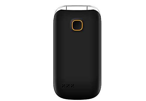 Teléfono Móvil Funker C85 Easy Comfort Negro con Tapa para Personas Mayores con Botón SOS Base Cargadora Negro