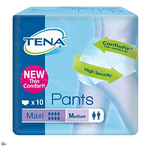 Tena - Pañales para adulto Maxi Medium (80-110 cm, 4 unidades)